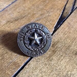 Texas State Seal Gold Lapel Pin